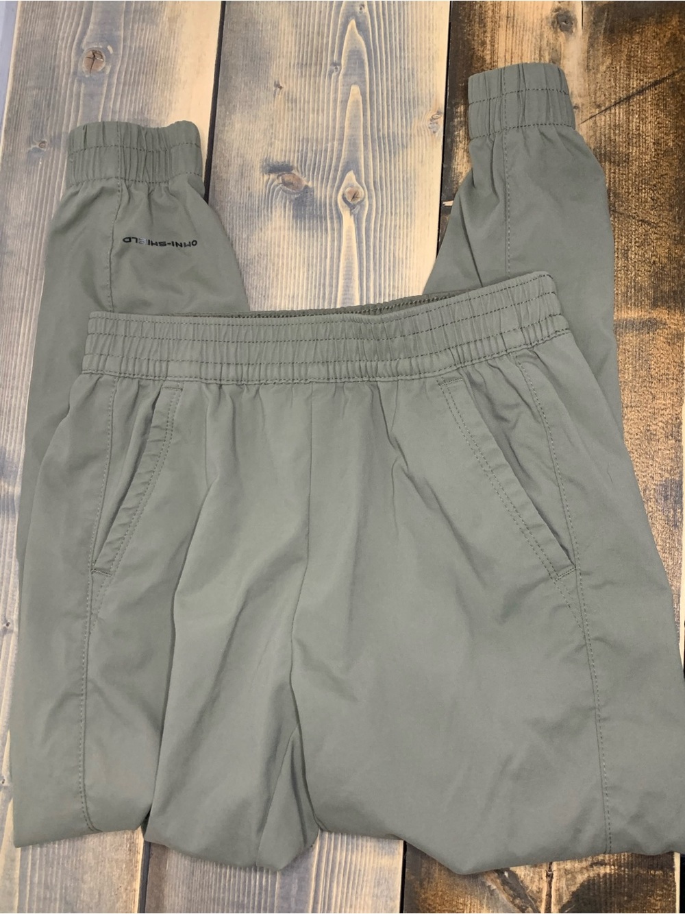 Columbia Men's Olive Green Elastic Waist Joggers